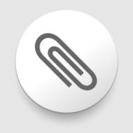 Vector paper clip icon