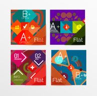 Set of abstract geometric shapes with options N24