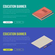 Vector illustration concepts of education and online learning