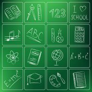 Back to school chalky doodles N2