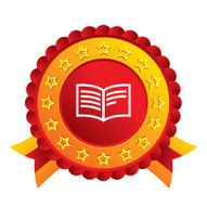 Book sign icon Open book symbol N7