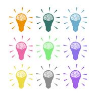 light bulb idea vector illustration N4