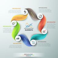 Modern infographics options banner N110