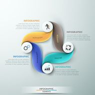 Modern infographics options banner N111
