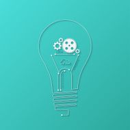 Vector modern light bulb background N11