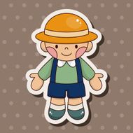 student cartoon theme elements vector eps N85