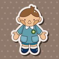 student cartoon theme elements vector eps N88