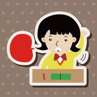 student cartoon theme elements vector eps N94