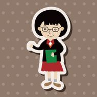 student cartoon theme elements vector eps N99