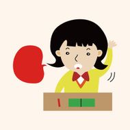 student cartoon theme elements vector eps N112