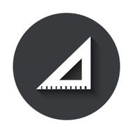 Vector modern gray circle icon N8