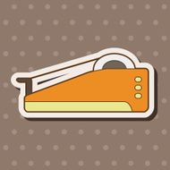 stationary tape dispenser theme elements vector eps N7