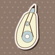 stationary correction tape theme elements vector eps N8