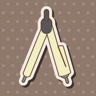 stationary compass theme elements vector eps N16