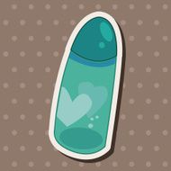 stationary glue theme elements vector eps N8