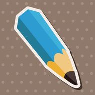 stationery pencil theme elements vector eps N11