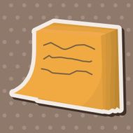 stationary note theme elements vector eps N15