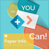 Flat design square banner with slogan N56