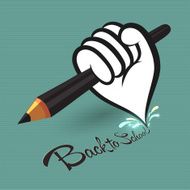 Pencil in hand
