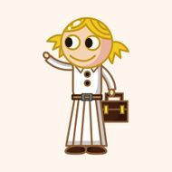 student cartoon theme elements vector eps N130