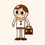 student cartoon theme elements vector eps N132