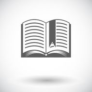 Book Single flat icon N3