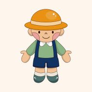 student cartoon theme elements vector eps N135