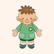student cartoon theme elements vector eps N138