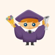 student cartoon theme elements N236