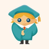 student cartoon theme elements N239
