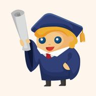 student cartoon theme elements N242