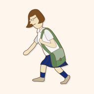 student cartoon theme elements N245