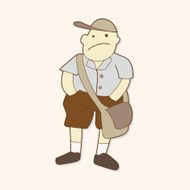 student cartoon theme elements N248
