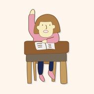 student cartoon theme elements N250