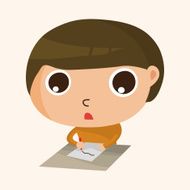 student cartoon theme elements N256