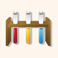 Test tubes and beakers theme elements N27