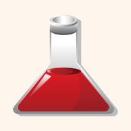 Test tubes and beakers theme elements N29