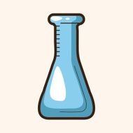 Test tubes and beakers theme elements N31