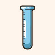 Test tubes and beakers theme elements N32