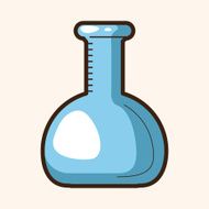 Test tubes and beakers theme elements N33