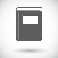 Book Single flat icon N5