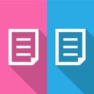notepad icon great for any use Vector EPS10