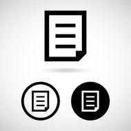 file icon great for any use Vector EPS10