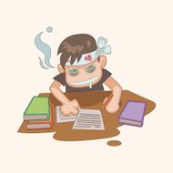student cartoon theme elements N265