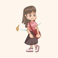 student cartoon theme elements N266