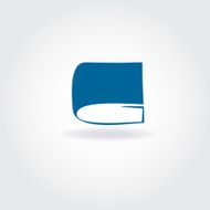 Book store or library logo sign