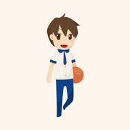 student cartoon theme elements N272