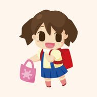 student cartoon theme elements N278