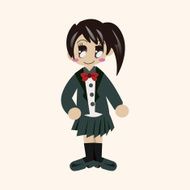 student cartoon theme elements N281