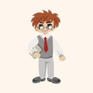 student cartoon theme elements N282